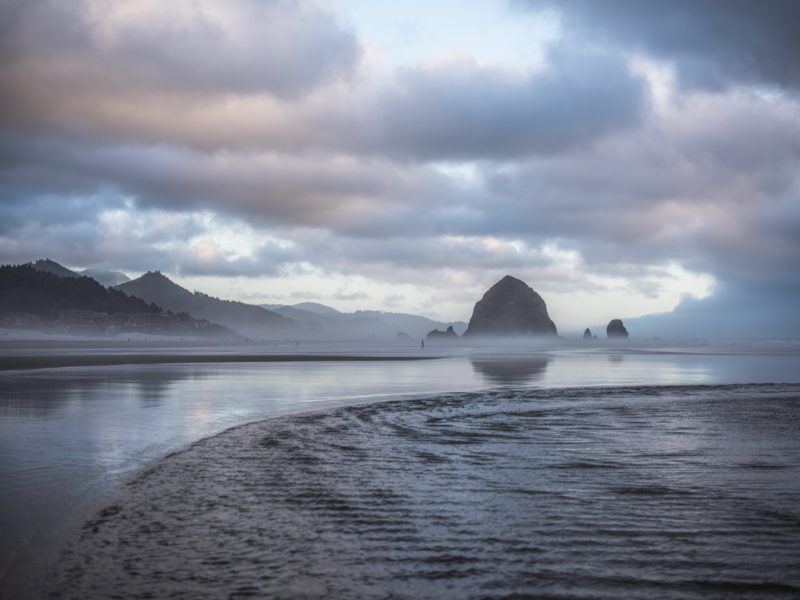 Finding a needle in a Haystack Rock